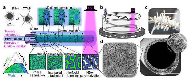 20180802142401939.jpg 多功能納米復合中空纖維膜的溶劑轉移誘導相分離